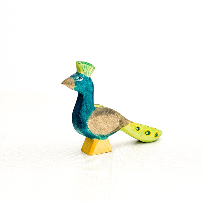 Peacock - Hand Painted Wooden Animal - HolzWald