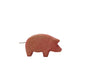 Pig trunk down - Hand Painted Wooden Animal - HolzWald