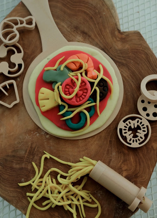 Pizza Toppings - Mini Dough Cutters - Plant Based Plastic - Eco Cutters