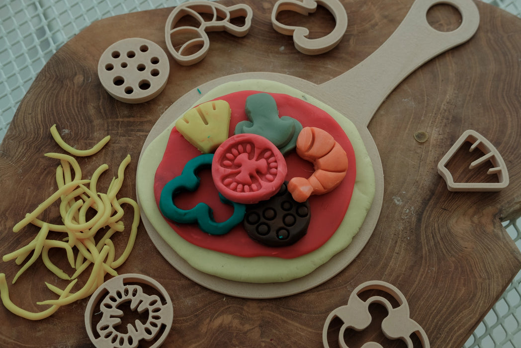 Pizza Toppings - Mini Dough Cutters - Plant Based Plastic - Eco Cutters