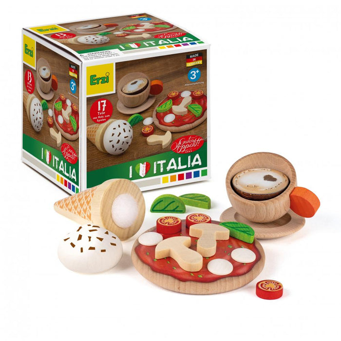 Pizza and Ice Cream -  Italian Dinner Play Set - Play Foods - Erzi