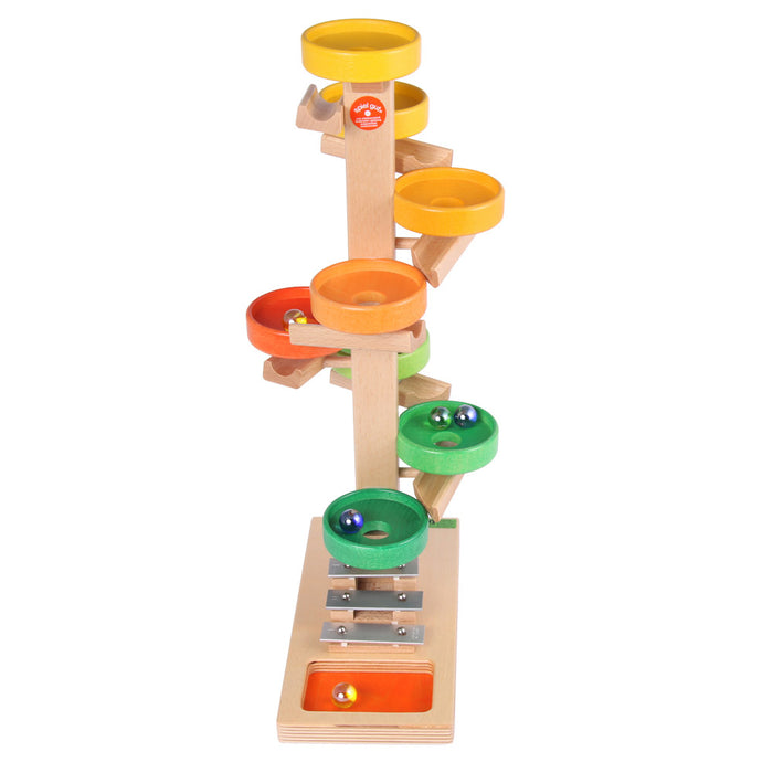 Plate Marble Run Tower With Musical Notes - Beck