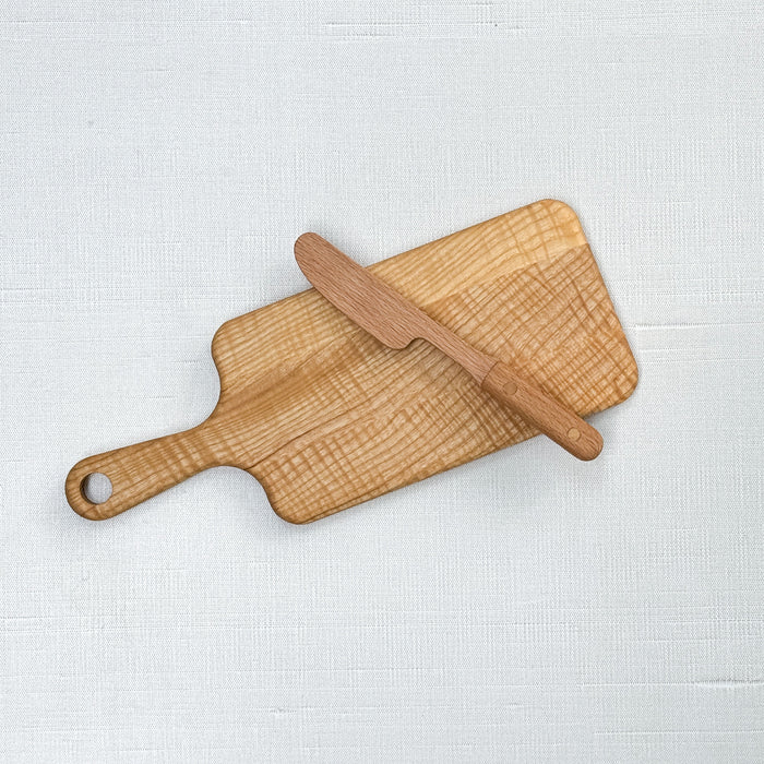 Play food Wooden Cutting Board with Knife