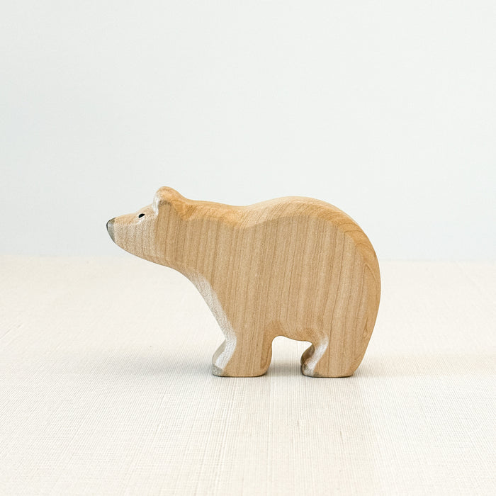 Polar bear - Hand Painted Wooden Animal - HolzWald