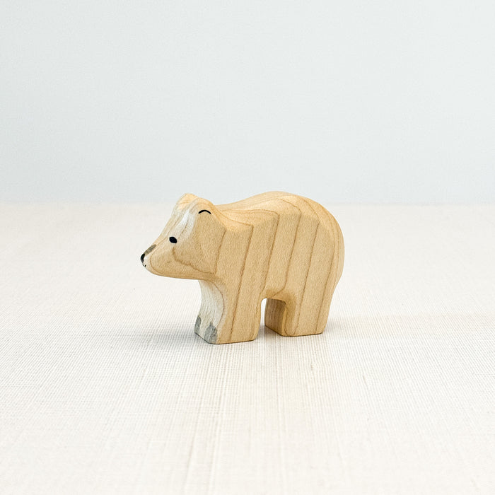 Polar Bear Small (Smallest) - Hand Painted Wooden Animal - HolzWald