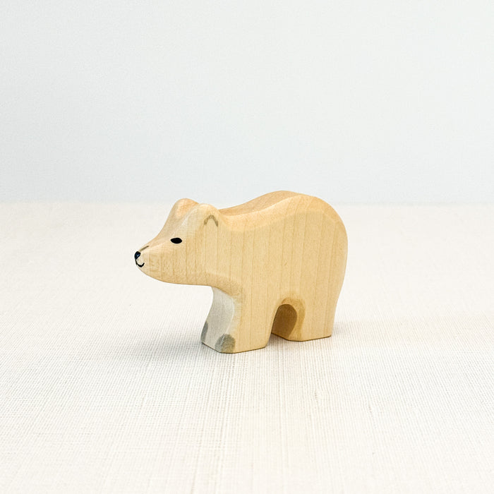 Polar bear small (middle size) - Hand Painted Wooden Animal - HolzWald