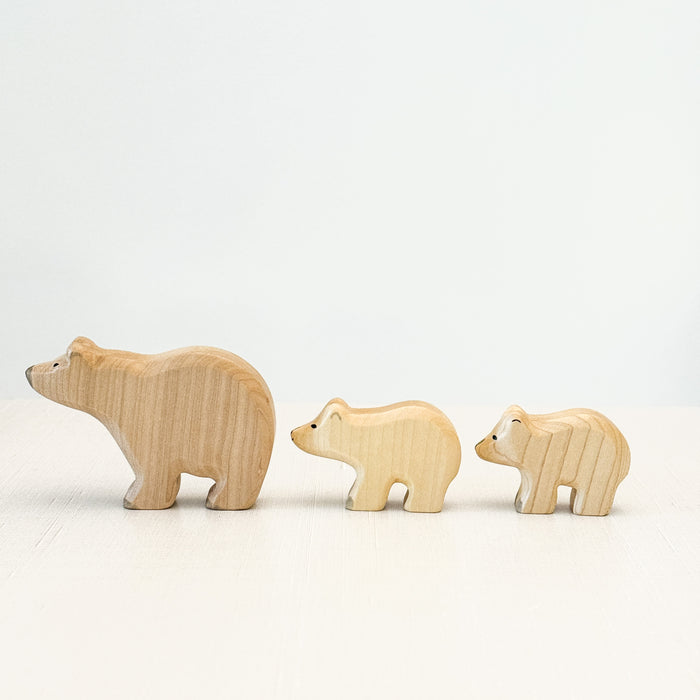 Polar bear - Hand Painted Wooden Animal - HolzWald