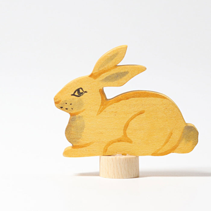 Rabbit - Decorative Figure for Celebration Ring - Grimm's Wooden Toys