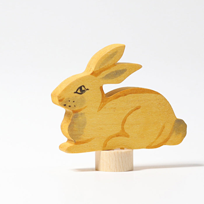 Rabbit - Decorative Figure for Celebration Ring - Grimm's Wooden Toys