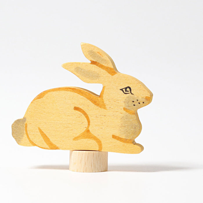 Rabbit - Decorative Figure for Celebration Ring - Grimm's Wooden Toys