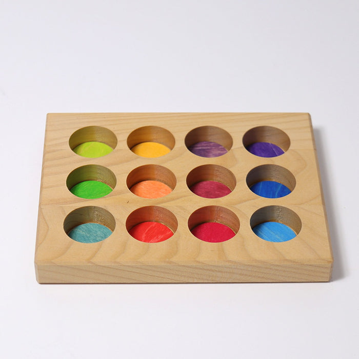 Rainbow Sorting Board - Ball or Grimms Friend Stand  - Grimm's