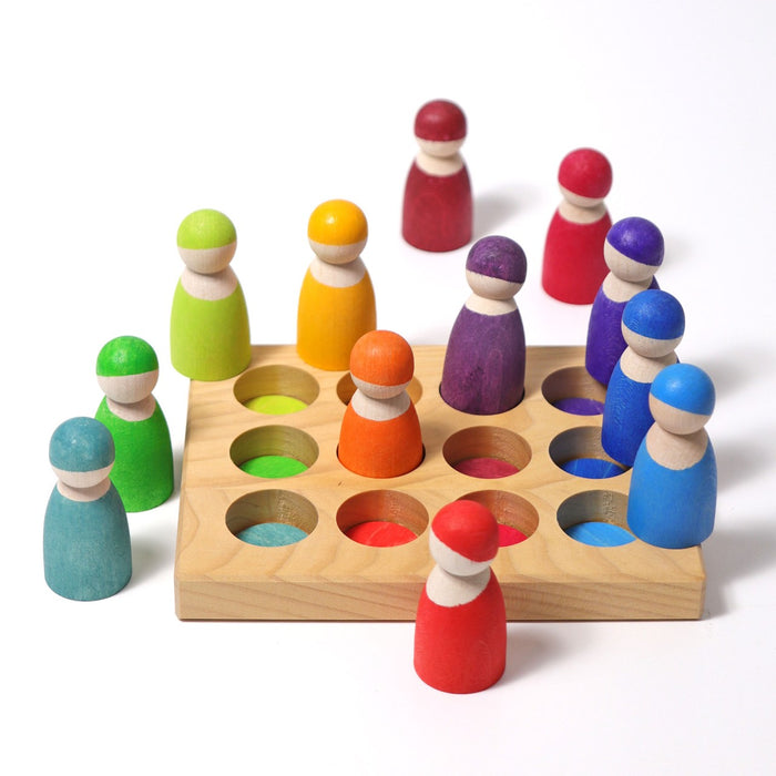 Rainbow Sorting Board - Ball or Grimms Friend Stand  - Grimm's