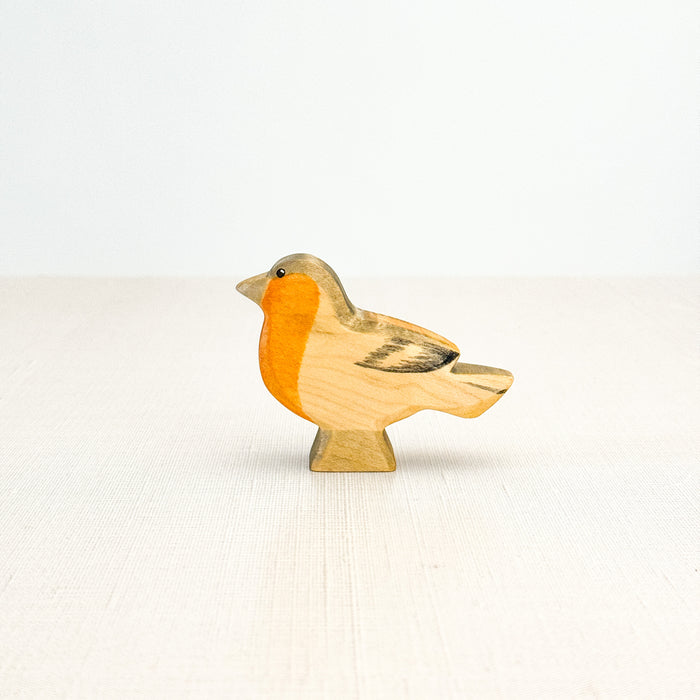 Redbreast - Hand Painted Wooden Animal - HolzWald