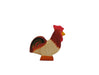 Rooster - Hand Painted Wooden Animal - HolzWald