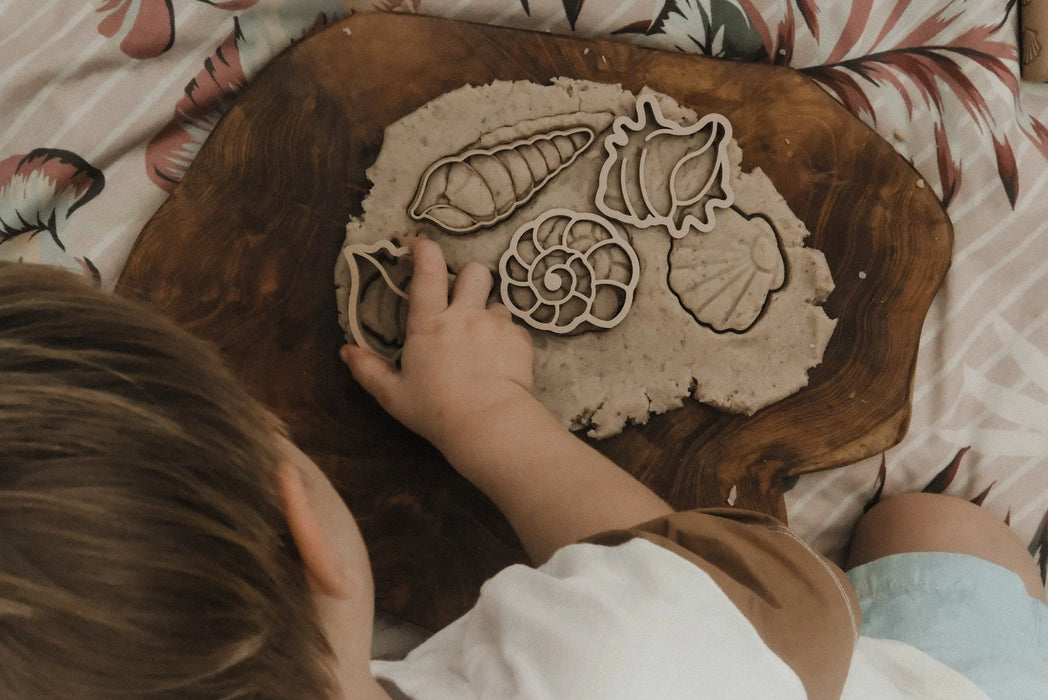 Sea shell - Mini Dough Cutters - Plant Based Plastic - Eco Cutters