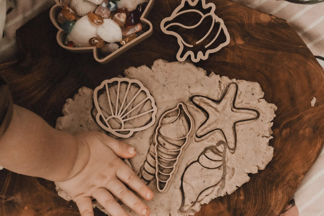 Sea shell - Mini Dough Cutters - Plant Based Plastic - Eco Cutters