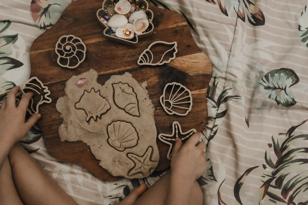 Sea shell - Mini Dough Cutters - Plant Based Plastic - Eco Cutters