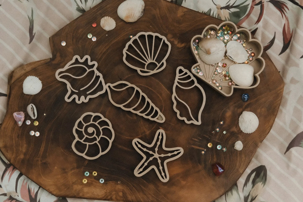 Sea shell - Mini Dough Cutters - Plant Based Plastic - Eco Cutters