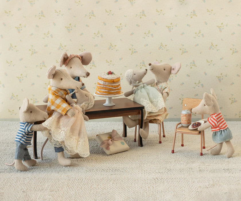 Sleepy Wakey - Baby Mouse in Gown - Mint  - Maileg