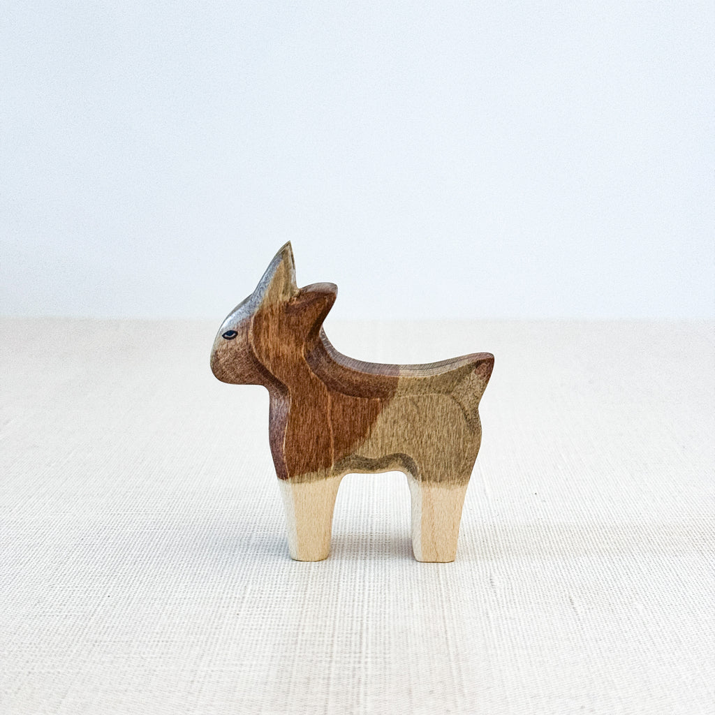 Goat small - Hand Painted Wooden Animal - HolzWald — Oak & Ever