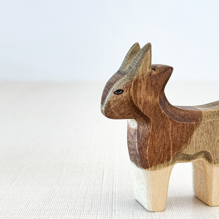 Goat small - Hand Painted Wooden Animal - HolzWald
