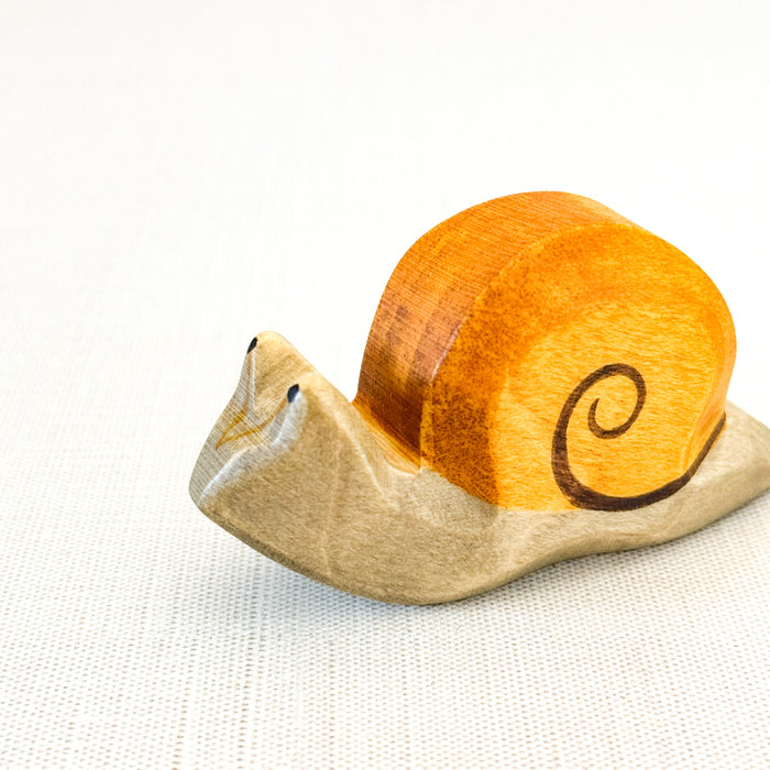 Snail  - Hand Painted Wooden Animal - HolzWald