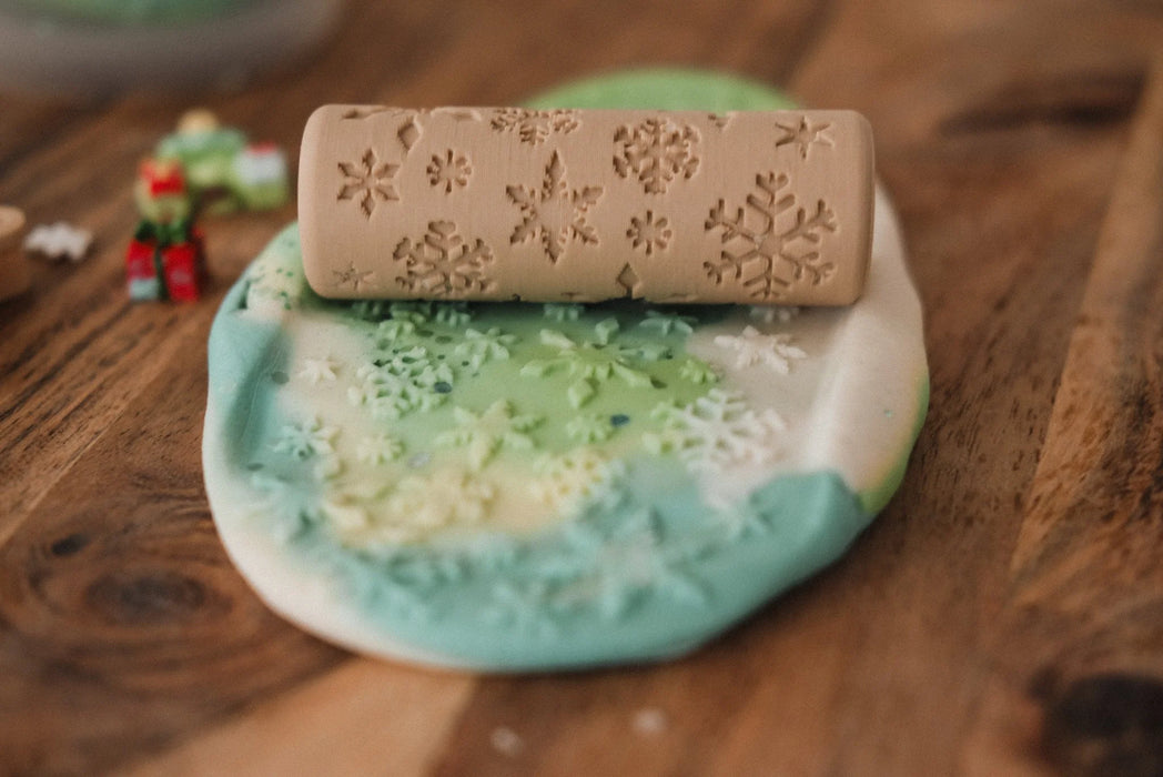 Snowflake Roller - Eco Pattern Roller - Plant Based Plastic - Eco Cutters