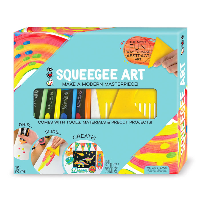Squeegee Art Set - Squeegee Art Kit for Kids - I Heart Art