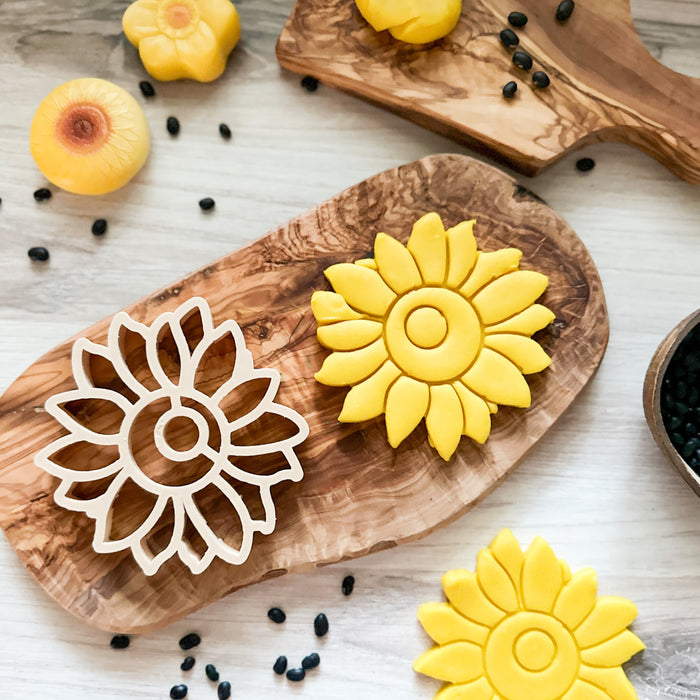 Sunflower Dough Cutter - Plant Based Plastic - Eco Cutters