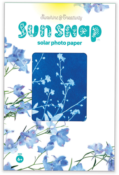 Sunprint Kit - Sun Printing Craft Kit - Cyanotype Paper Nature  - Sun Snap Photo Paper - Medium Size
