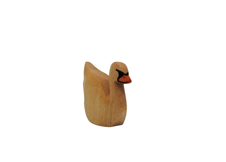 Swan - Hand Painted Wooden Animal - HolzWald