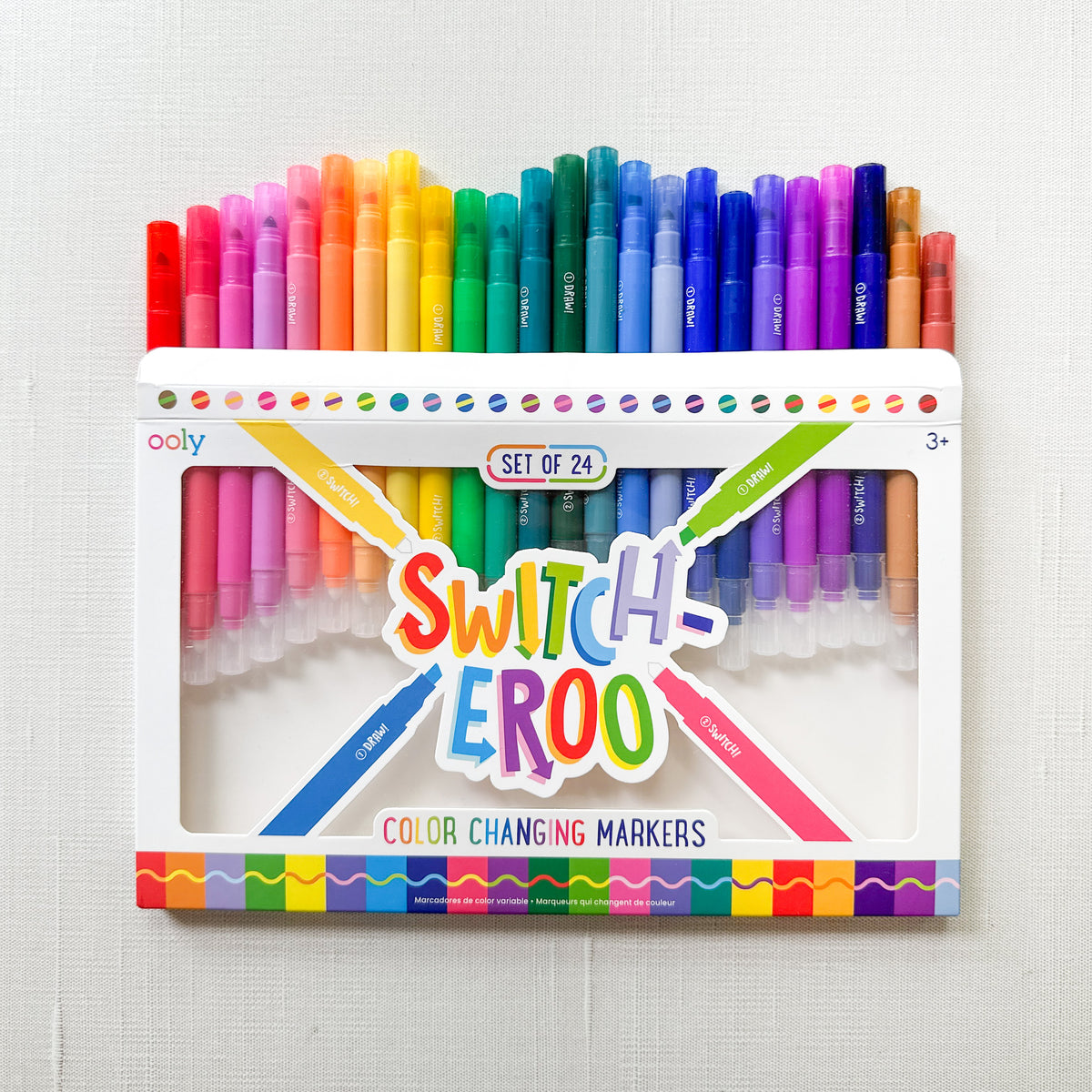 Switch-eroos Color Changing Markers 24 Colors OOLY โ Oak Ever