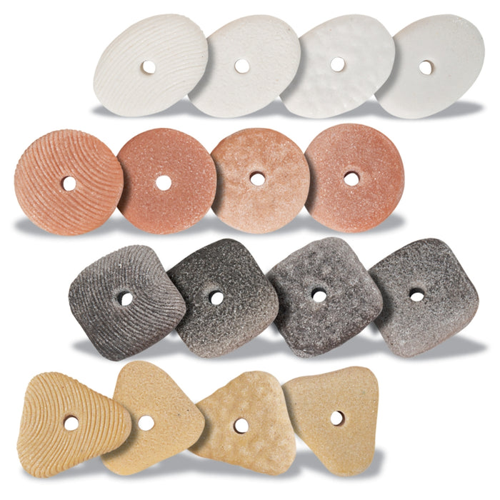 Textured Threading Pebbles – Fine Motor Lacing Stones