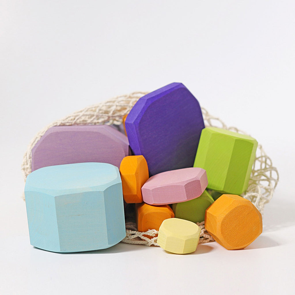 Tree Slices- Pastel - Grimm's Wooden Toys — Oak & Ever