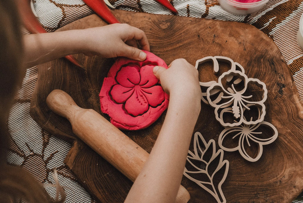 Tropical Flower Dough Cutters - Plant Based Plastic - Eco Cutters