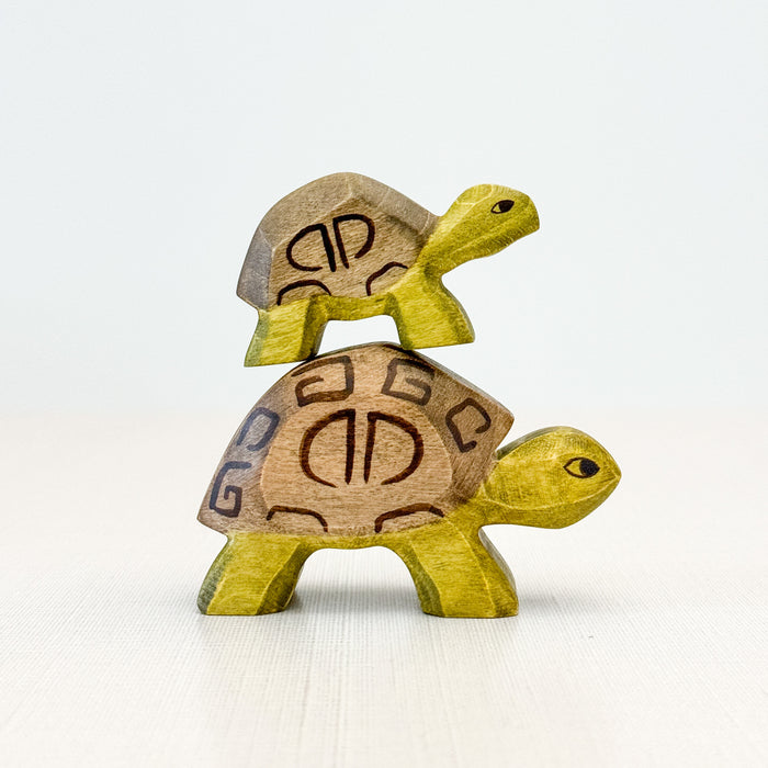 Turtle - Hand Painted Wooden Animal - HolzWald