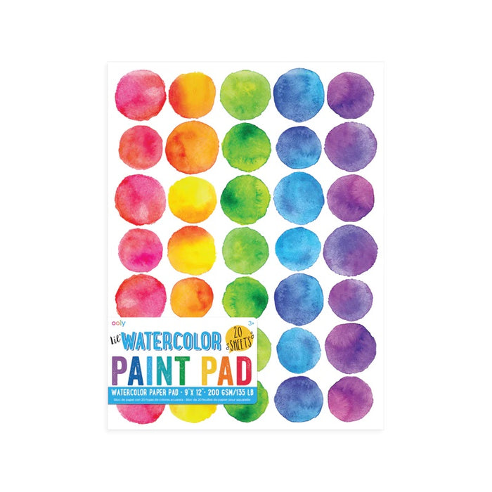 Watercolor Paint Pad- 9" x 12" watercolor pad - OOLY