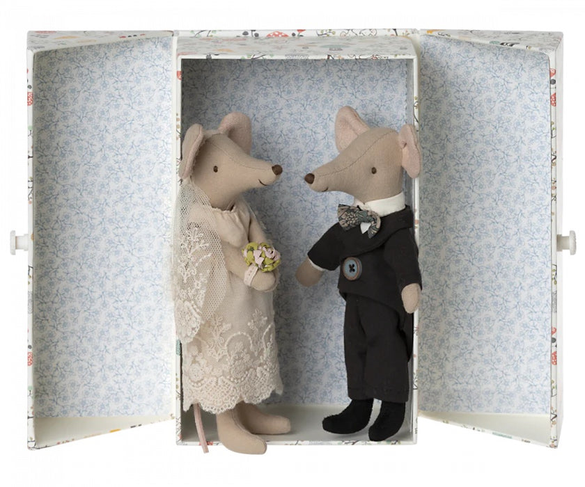 Wedding Mice Couple in Box  - Maileg