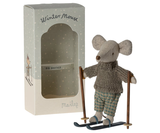Winter Big Brother Mouse - Ski Mouse - Maileg Mouse