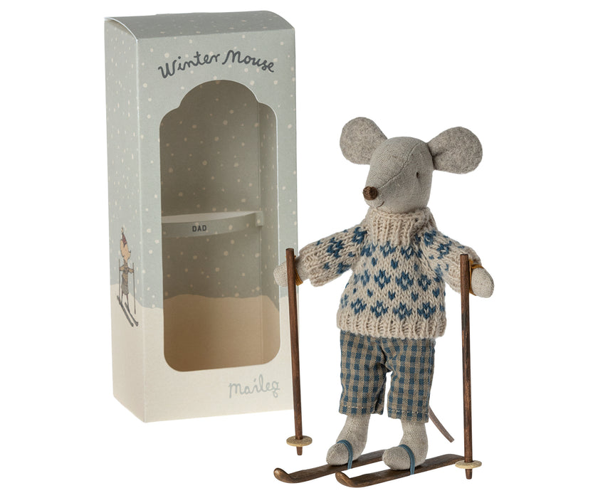 Winter Dad Mouse - Ski Mouse - Maileg Mouse