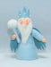 Winter king with white hair and white beard holding a sceptre- Light skin