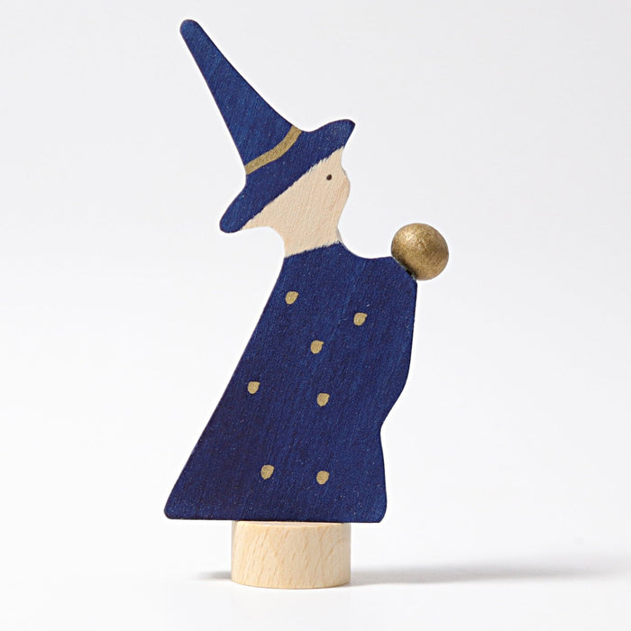 Wizard or Witch Figure - For Birthday Ring or Celebration Ring - Grimm's Wooden Toys