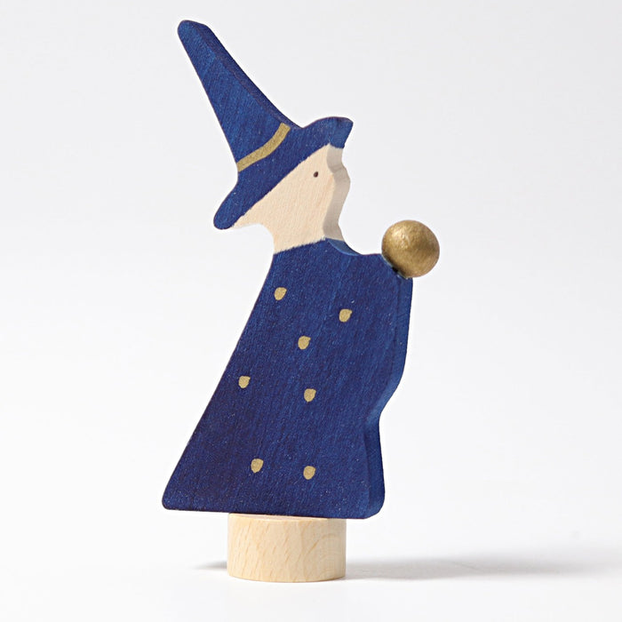 Wizard or Witch Figure - For Birthday Ring or Celebration Ring - Grimm's Wooden Toys