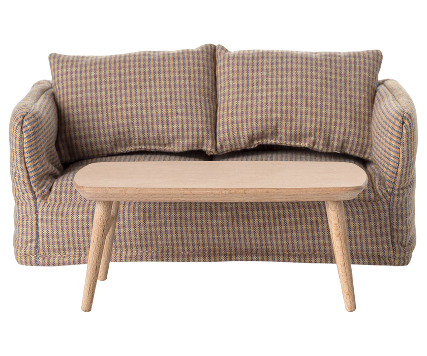 Wooden Coffee Table - Natural Wood - Mouse Size - Maileg