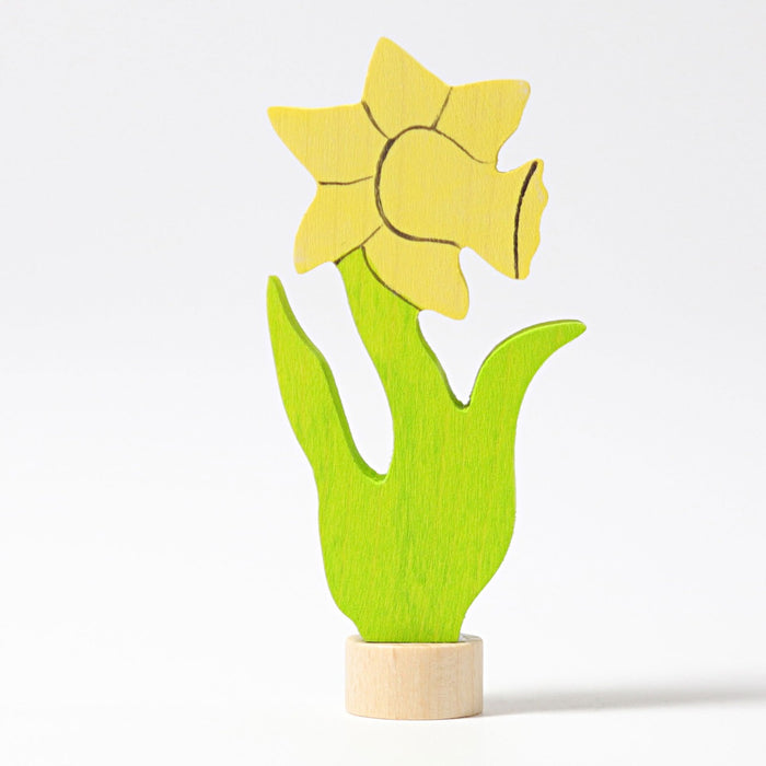 Yellow Daffodil - For Birthday Ring or Celebration Ring - Grimm's Wooden Toys