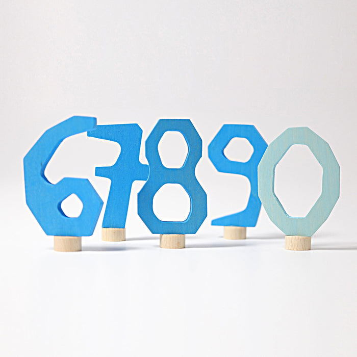 Anthroposophical Numbers - For Birthday Ring or Celebration Ring - Grimm's Wooden Toys