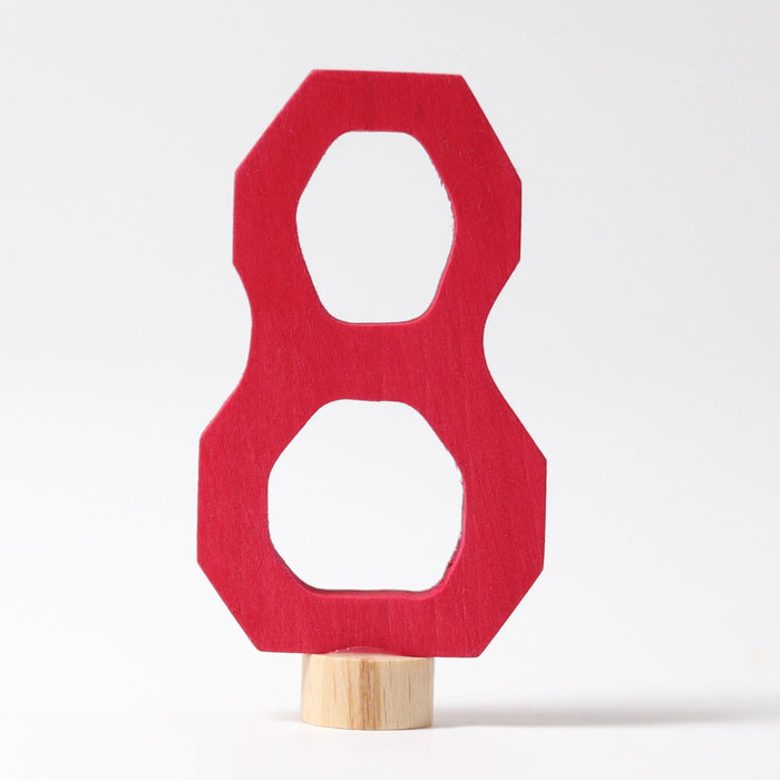 Anthroposophical Numbers - For Birthday Ring or Celebration Ring - Grimm's Wooden Toys