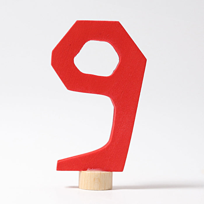Anthroposophical Numbers - For Birthday Ring or Celebration Ring - Grimm's Wooden Toys