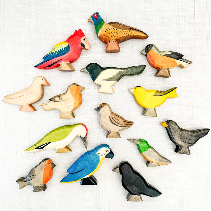 Bullfinch - Hand Painted Wooden Bird - HolzWald