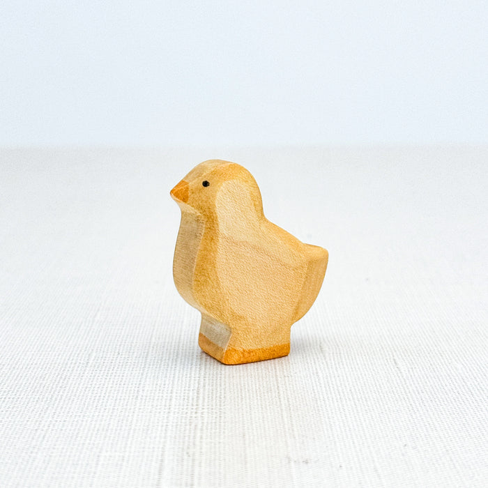 Chick White - Hand Painted Wooden Animal - HolzWald